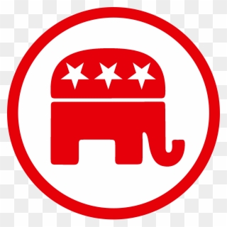 Republican Party Elephant 8, Buy Clip Art - Republican And Democrat Mascots - Png Download