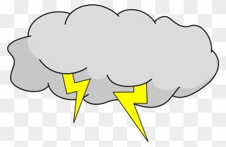 Thunderstorm Clipart Storm Cloud Clipart 3995448 Shop - Cartoon Storm Cloud - Png Download