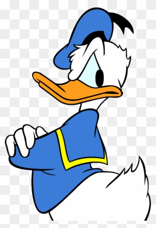Donald Duck Disney Mickey, Disney Love, Mickey Mouse - Donald Duck From The Side Clipart
