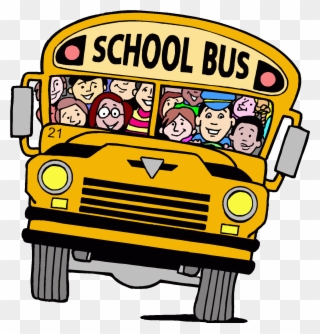 "when We Lived In A Big Jewish Community, My Kids Started - Dessin School Bus Clipart