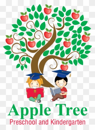 Apple Tree Preschool Kindergarten Jpg Apple Welcome - Transparent Apple Tree Clipart - Png Download