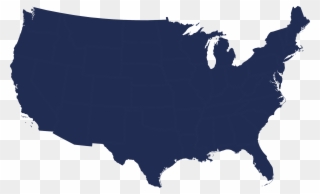 Maps Of Us Blue Map Detailed Map Maps Of Us Blue - Usa Map Transparent Background Clipart