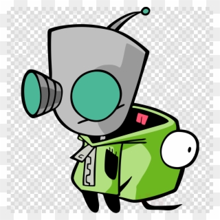 Download Gir From Invader Zim Clipart Tallest Red Ms - Gir Invader Zim Drawing - Png Download