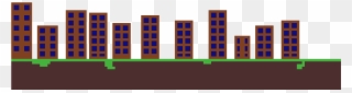 Town Clipart French Town - Pixel Art - Png Download