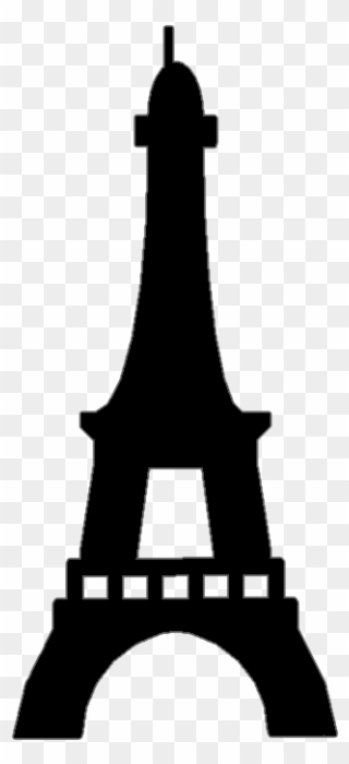 This Here Is A Silhouette Of The Eiffel Tower In Paris - Tower Clipart