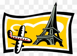 Vector Illustration Of European Tourism And Sightseeing Clipart