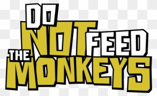 Cage & Mailman Collectibles - Do Not Feed The Monkeys Logo Clipart