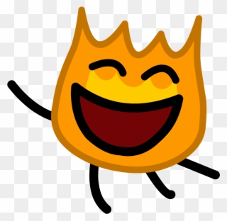 Burning Hole Png - Bfb Firey Jr Clipart
