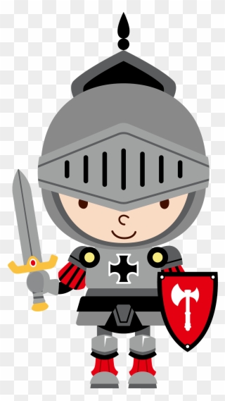 Princesas E Fadas - Cute Knight Clip Art - Png Download