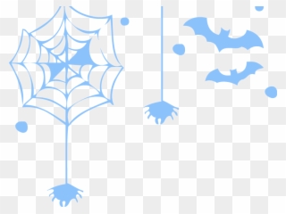 Free Online Spider Webs Spiders Bats Vector For Design - Spider Web Clipart