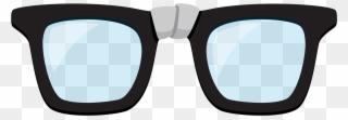 Broken Glasses Clip Art Real And Vector - Glasses Sticker - Png Download
