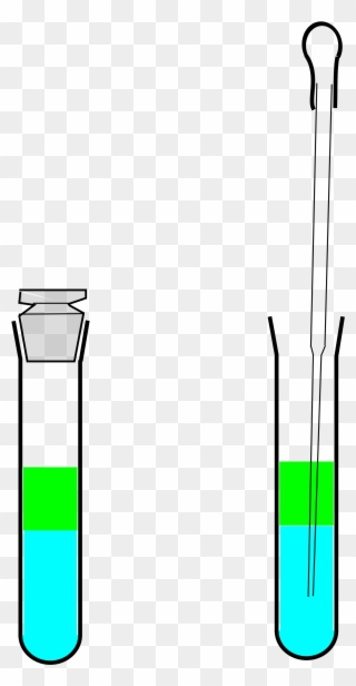 Test Tube Picture 20, Buy Clip Art - Reagenzglas Zwei Phasen - Png Download