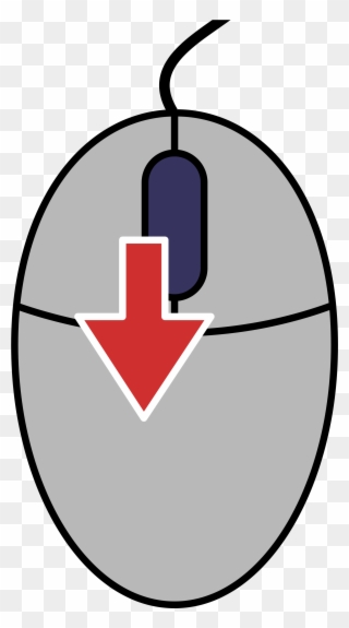 Open - Mouse Wheel Scroll Up Clipart