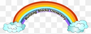 Building Blocks University Early Childhood Enrichment - Rainbow Clip Art - Png Download