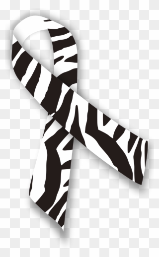 Free Zebra Clipart 21, Buy Clip Art - Zebra Awareness Ribbon Png Transparent Png