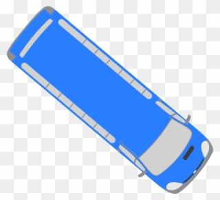 Bus Top View Icon Clipart