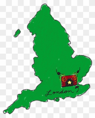 Map Of England Clipart