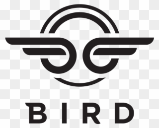 Lockup Black - Bird Scooter Logo Clipart
