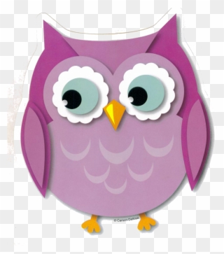 5 - Cute Purple Owl Clipart - Png Download