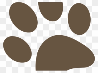 Vector Swirl Clipart Paw Print - Dog - Png Download