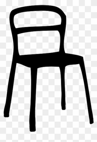 Deck Chair Silhouette, Designer Chair Silhouette, Silhouette - Silhouette Of A Chair Clipart
