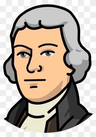 Animated - Clipart Thomas Jefferson Cartoon - Png Download