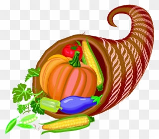 Harvest Clipart November - Thanksgiving Food Transparent Background - Png Download
