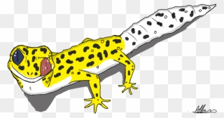 Leopard Gecko Cartoon - Leopard Gecko Cartoon Png Clipart