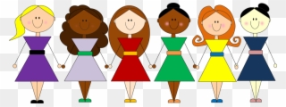 Group Clipart Friendship 8 Girl Friends - Group Of Teachers Clipart - Png Download