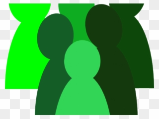 Crowd Clipart Large Crowd - Green Partnership - Png Download