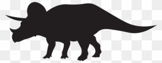 Dinosaurs Triceratops Png Clip Art Image Gallery - Dinosaur Silhouette Png Transparent Png