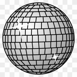 Disco Ball Shower Curtain Clipart