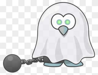 Big Image - Penguin Ghost Clipart