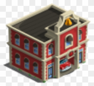 Fire Station Icon - Clip Art - Png Download