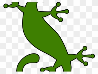 Gecko Clipart - Lizard Silhouette Clip Art - Png Download