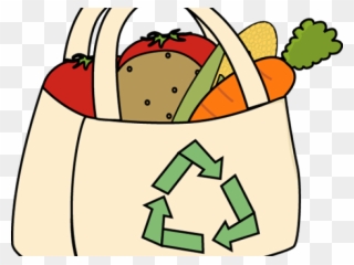 Original - Supermarket Shopping Bag Cartoon Clipart