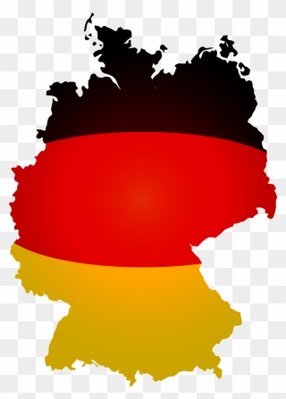 Big Image - German Flag On Germany Clipart
