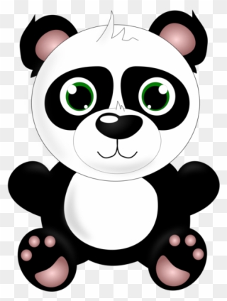 Giant Panda Bear Baby Grizzly Drawing Infant - Baby Panda Queen Duvet Clipart