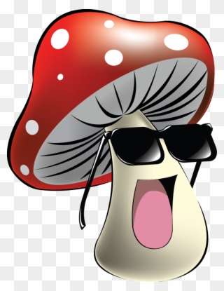Gifs Divertidos Mushroom Crafts, Funny Fruit, Food - Smiley Mushroom Clipart