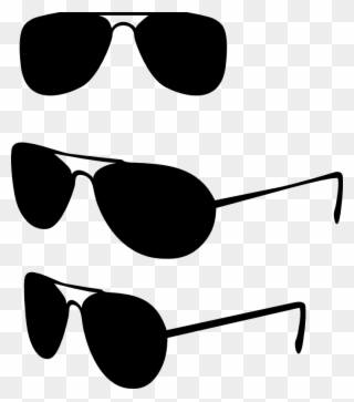 Kacamata Hitam Png Clipart Sunglasses Clip Art - Sun Glasses Draw Png Transparent Png