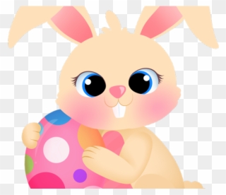 Hare Clipart Happy - Easter Bunny Oval Ornament - Png Download
