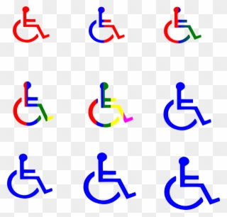 Draw A Disabled Sign Clipart