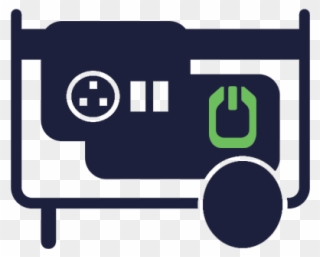 Professional Portables - Power Generator Logo Clipart