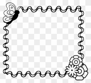 Image Black And White Stock Black And White Border - Black And White Border Design Clipart