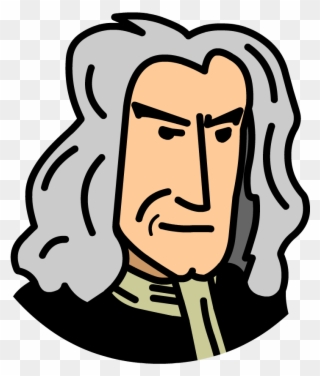 Isaac Newton Cliparts - Isaac Newton Drawing Easy - Png Download