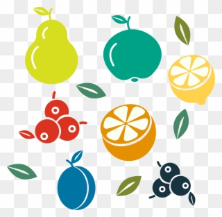 Big Image - Fruits Clipart Background Free - Png Download