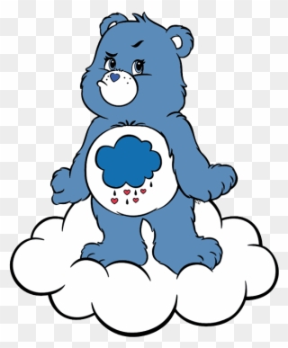 Care Bears And Cousins Clip Art Images - Grumpy Care Bear Cartoon - Png Download
