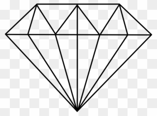 Diamond Cut Polished - Diamond Drawing Clipart
