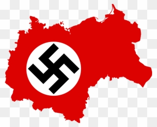 Clipart Info - Nazi Germany Flag Map - Png Download
