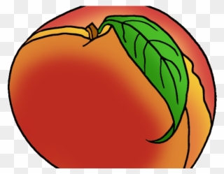 Peach Clipart Ga Peach - Georgia Peach Png Transparent Png